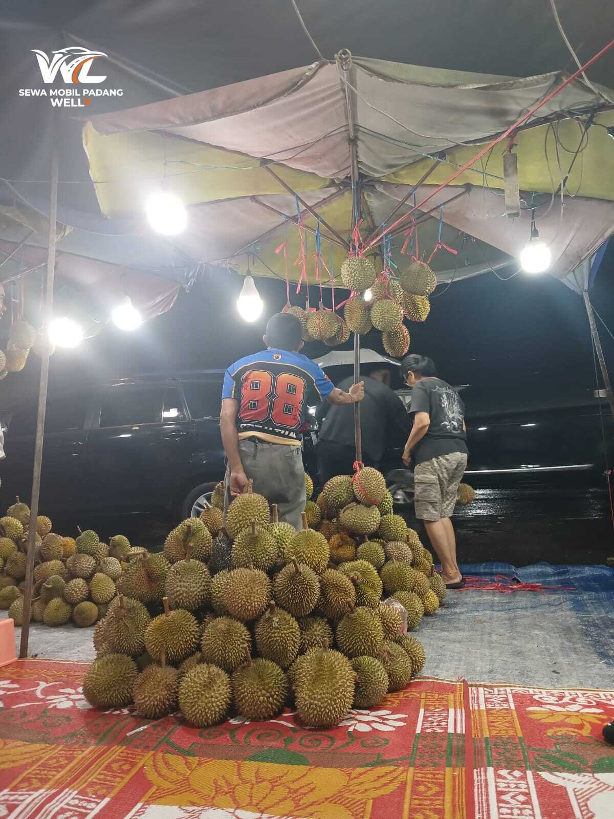 city tour kota padang saat musim durian